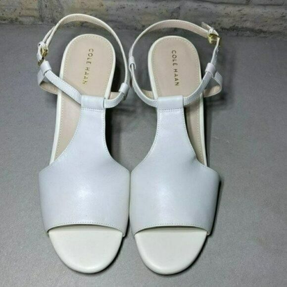 NIB MSRP $170 Cole Haan Maddie Open Toe Wedge Women's Size 10 - Picture 2 of 13